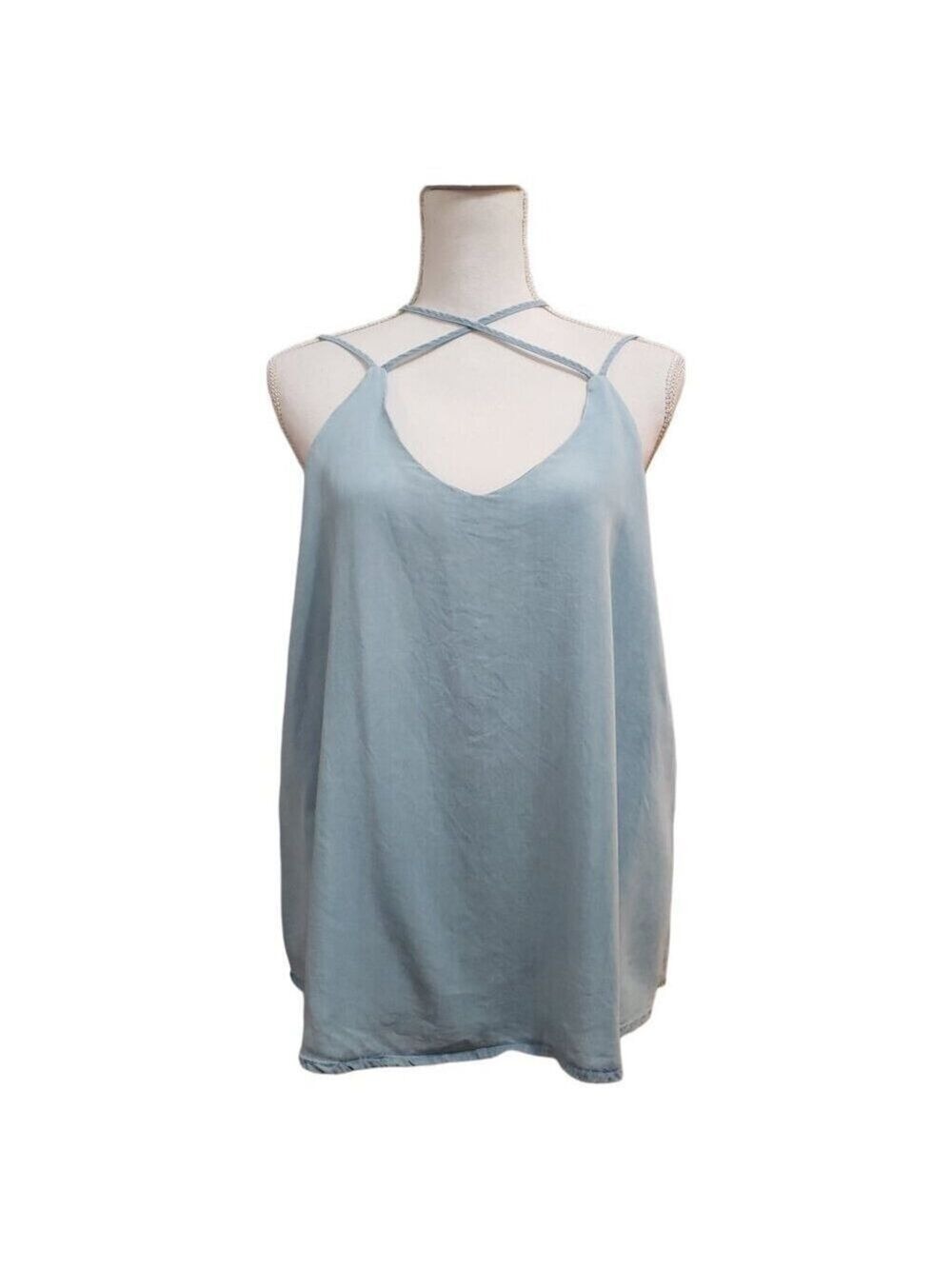 Women's Thread and Supply Light Blue Tank Top, Size L